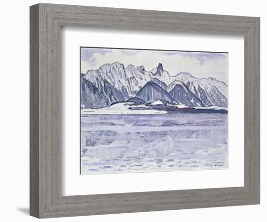 Stockhorn Verschneit, 1913-1914-Ferdinand Hodler-Framed Giclee Print