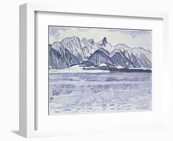 Stockhorn Verschneit, 1913-1914-Ferdinand Hodler-Framed Giclee Print