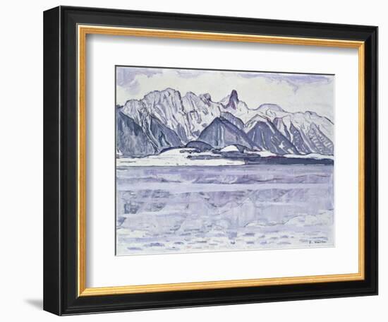 Stockhorn Verschneit, 1913-1914-Ferdinand Hodler-Framed Giclee Print