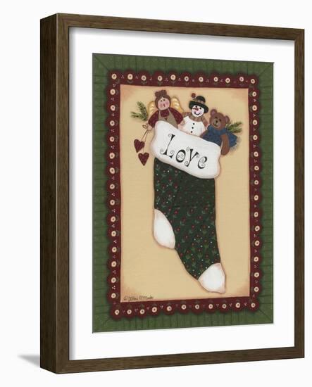 Stocking II Love-Debbie McMaster-Framed Giclee Print