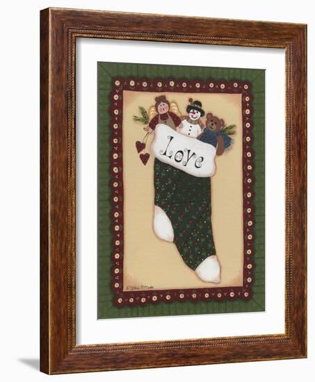 Stocking II Love-Debbie McMaster-Framed Giclee Print