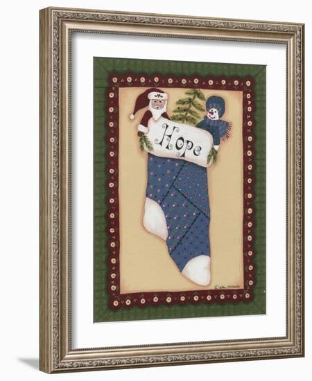 Stocking III Hope-Debbie McMaster-Framed Giclee Print