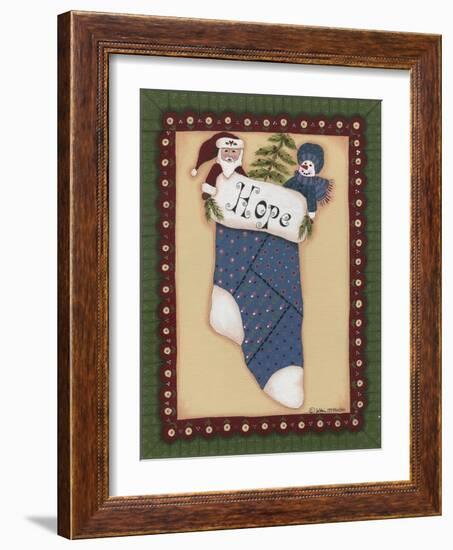 Stocking III Hope-Debbie McMaster-Framed Giclee Print