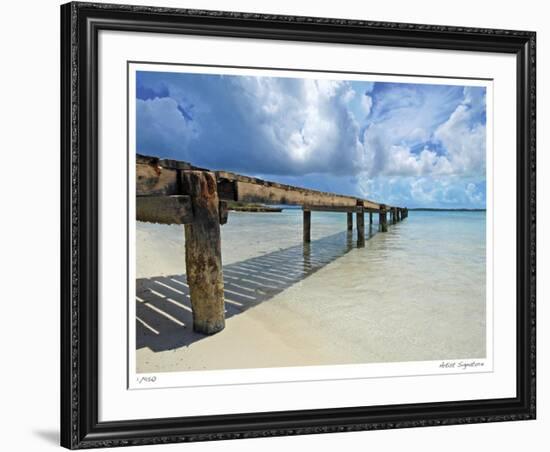 Stocking Island Dock-John Gynell-Framed Giclee Print