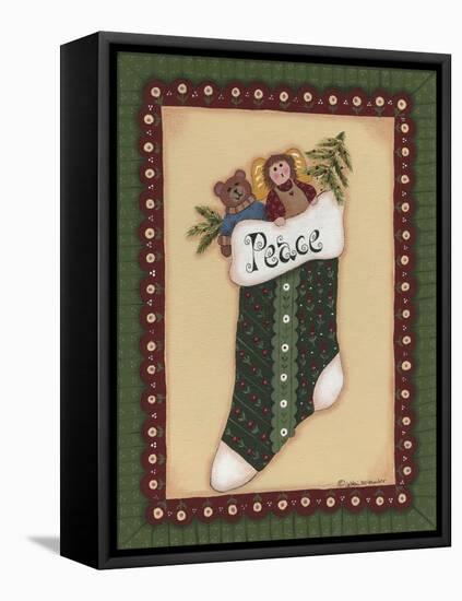 Stocking IV Peace-Debbie McMaster-Framed Premier Image Canvas