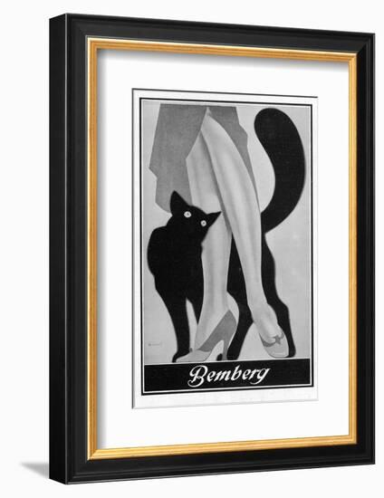 Stockings Advert. 1931-null-Framed Photographic Print