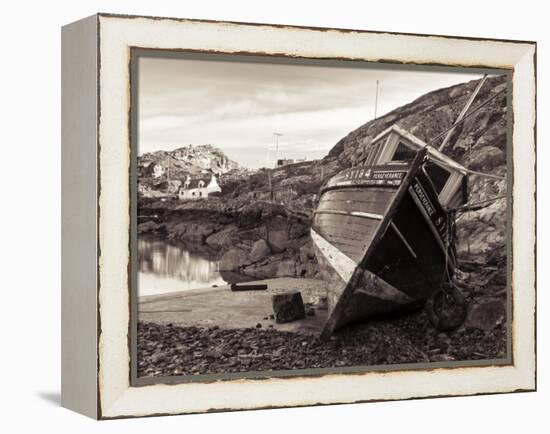 Stockinish Harbour on the Isle of Harris, Hebrides, Scotland, UK-Nadia Isakova-Framed Premier Image Canvas