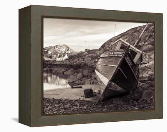 Stockinish Harbour on the Isle of Harris, Hebrides, Scotland, UK-Nadia Isakova-Framed Premier Image Canvas
