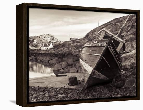 Stockinish Harbour on the Isle of Harris, Hebrides, Scotland, UK-Nadia Isakova-Framed Premier Image Canvas