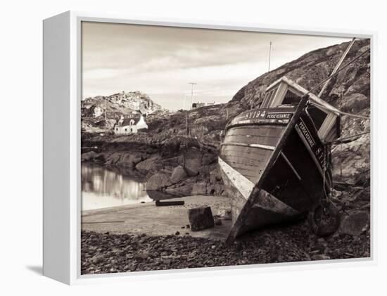 Stockinish Harbour on the Isle of Harris, Hebrides, Scotland, UK-Nadia Isakova-Framed Premier Image Canvas