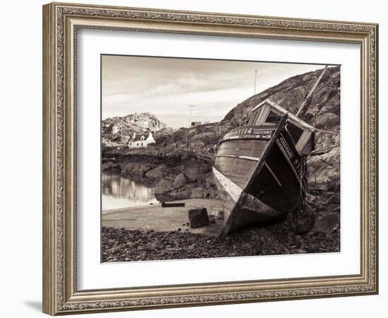 Stockinish Harbour on the Isle of Harris, Hebrides, Scotland, UK-Nadia Isakova-Framed Photographic Print