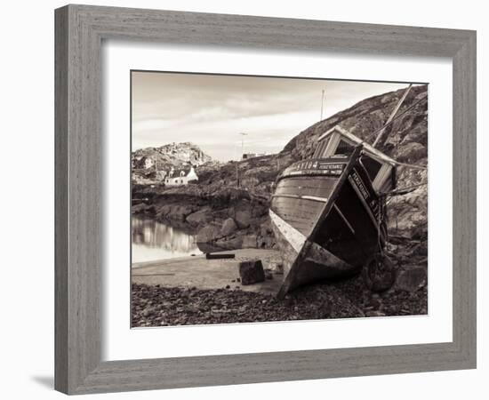 Stockinish Harbour on the Isle of Harris, Hebrides, Scotland, UK-Nadia Isakova-Framed Photographic Print