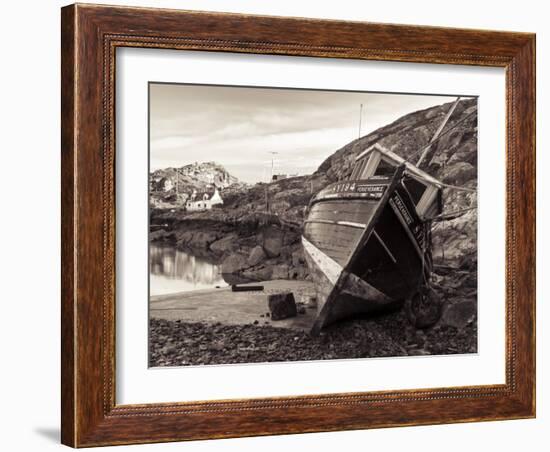 Stockinish Harbour on the Isle of Harris, Hebrides, Scotland, UK-Nadia Isakova-Framed Photographic Print