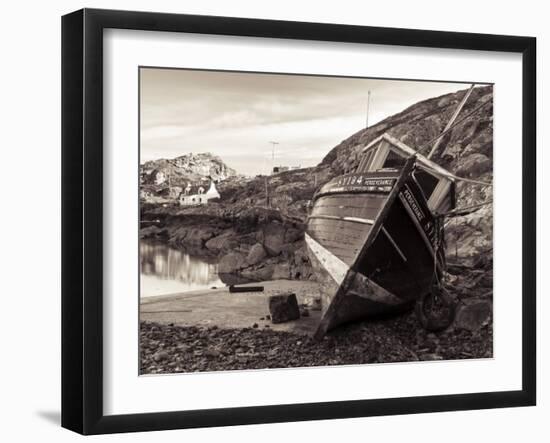 Stockinish Harbour on the Isle of Harris, Hebrides, Scotland, UK-Nadia Isakova-Framed Photographic Print