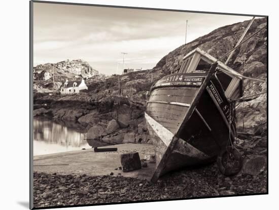 Stockinish Harbour on the Isle of Harris, Hebrides, Scotland, UK-Nadia Isakova-Mounted Photographic Print