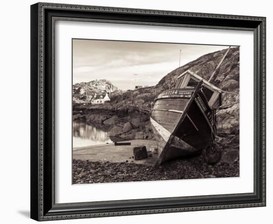 Stockinish Harbour on the Isle of Harris, Hebrides, Scotland, UK-Nadia Isakova-Framed Photographic Print