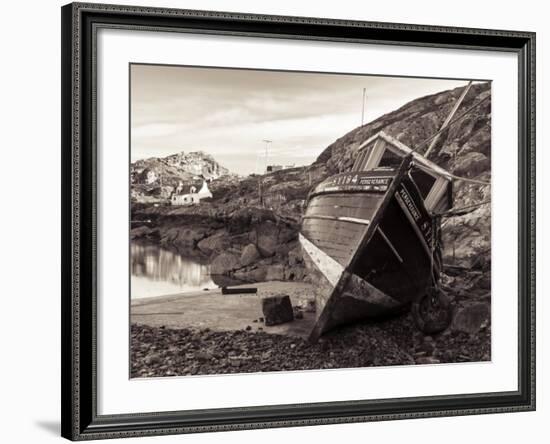 Stockinish Harbour on the Isle of Harris, Hebrides, Scotland, UK-Nadia Isakova-Framed Photographic Print