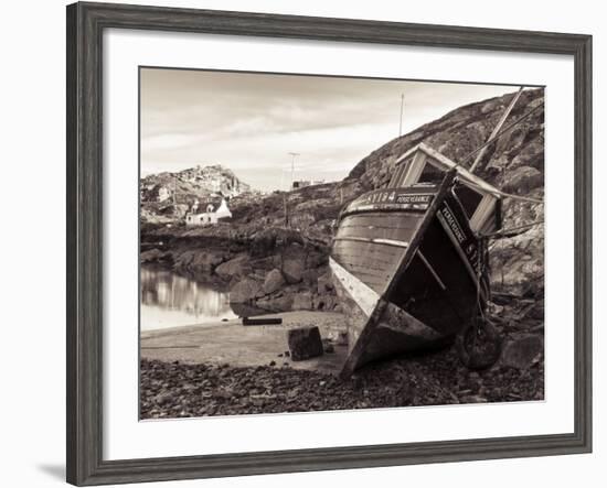 Stockinish Harbour on the Isle of Harris, Hebrides, Scotland, UK-Nadia Isakova-Framed Photographic Print