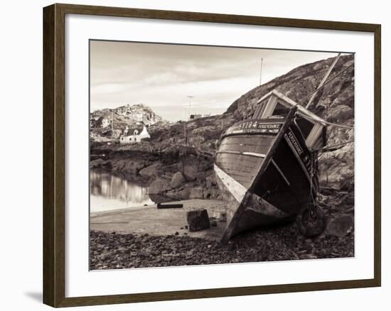 Stockinish Harbour on the Isle of Harris, Hebrides, Scotland, UK-Nadia Isakova-Framed Photographic Print