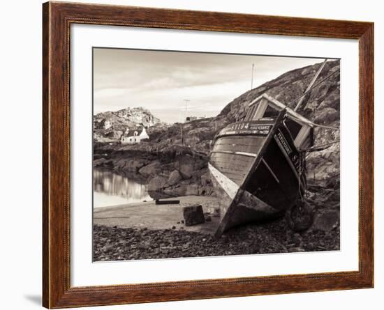 Stockinish Harbour on the Isle of Harris, Hebrides, Scotland, UK-Nadia Isakova-Framed Photographic Print