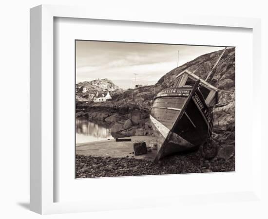 Stockinish Harbour on the Isle of Harris, Hebrides, Scotland, UK-Nadia Isakova-Framed Photographic Print