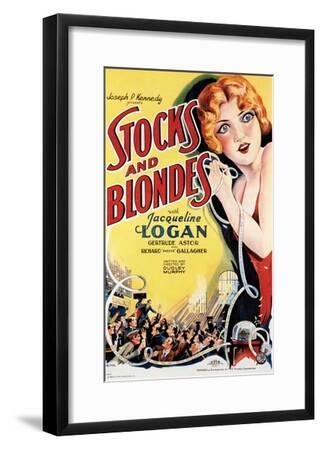 24x36 Stocks and Blondes Vintage Movie Poster