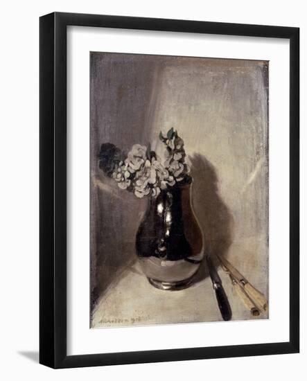 Stocks and Silver, 1918 (Oil on Board)-William Nicholson-Framed Giclee Print