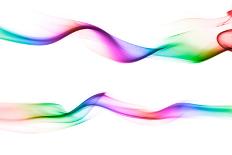 Abstract Colorful Smoke Photo-Stocksolutions-Photographic Print