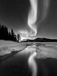 Aurora Borealis Over Sandvannet Lake in Troms County, Norway-Stocktrek Images-Photographic Print
