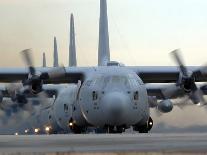 C-130 Hercules Aircraft Taxi Out For a Mission During a Six-ship Sortie-Stocktrek Images-Photographic Print