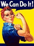 Rosie the Riveter Vintage War Poster from World War Two-Stocktrek Images-Photographic Print