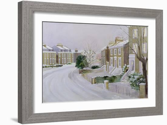 Stockwell under Snow-Sarah Butterfield-Framed Giclee Print