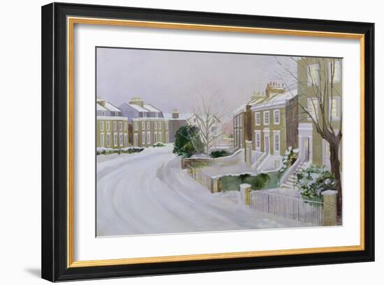 Stockwell under Snow-Sarah Butterfield-Framed Giclee Print