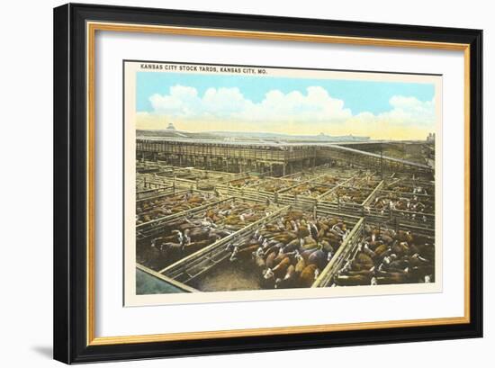 Stockyards, Kansas City, Missouri-null-Framed Premium Giclee Print