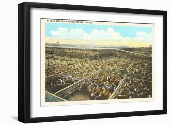 Stockyards, Kansas City, Missouri-null-Framed Art Print