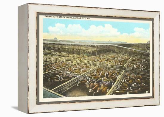 Stockyards, Kansas City, Missouri-null-Framed Stretched Canvas
