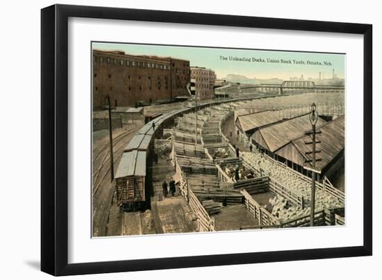 Stockyards, Omaha, Nebraska-null-Framed Art Print