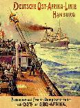 'East Sea Baths Transportation: Szczecin', Poster Advertising the Szczecin Steamship Company, 1908-Stoewer Willy-Giclee Print