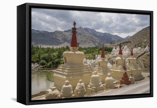 Stok Royal Palace, Stupa near the Palace-Guido Cozzi-Framed Premier Image Canvas