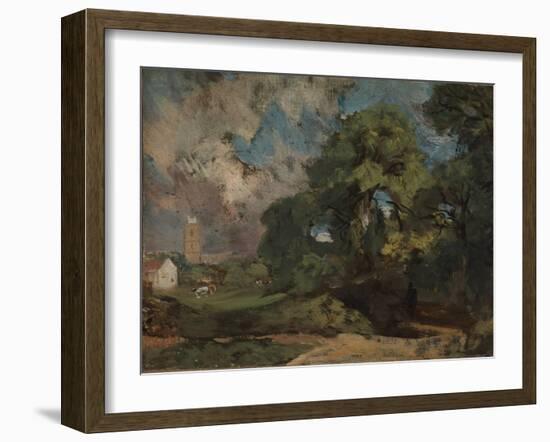 Stoke-by-Nayland, c.1810-11-John Constable-Framed Giclee Print