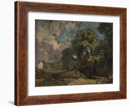 Stoke-by-Nayland, c.1810-11-John Constable-Framed Giclee Print