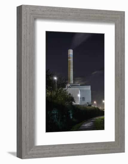 Stoke-On-Trent Refuse Incinerator-Robert Brook-Framed Photographic Print
