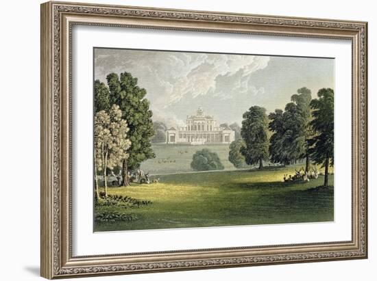 Stoke Park, from Ackermann's "Repository of Arts", Published circa 1826-John Gendall-Framed Giclee Print