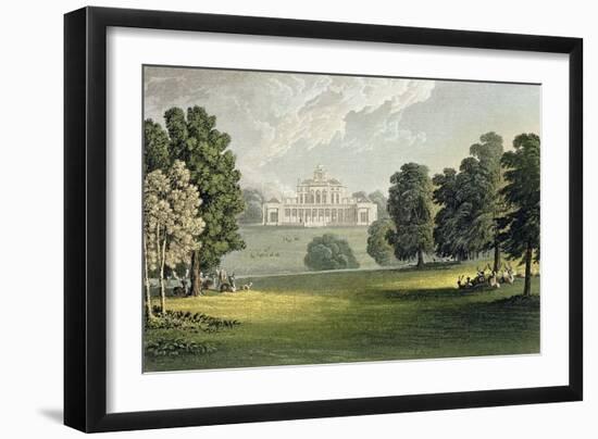 Stoke Park, from Ackermann's "Repository of Arts", Published circa 1826-John Gendall-Framed Giclee Print