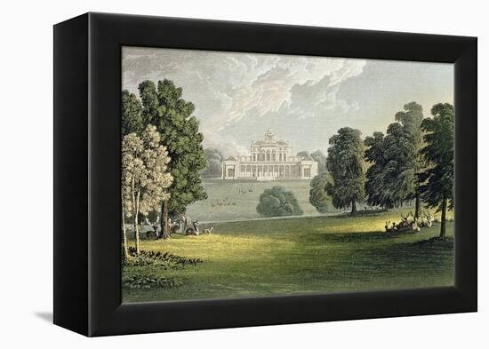Stoke Park, from Ackermann's "Repository of Arts", Published circa 1826-John Gendall-Framed Premier Image Canvas