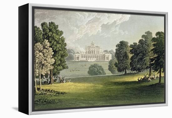 Stoke Park, from Ackermann's "Repository of Arts", Published circa 1826-John Gendall-Framed Premier Image Canvas
