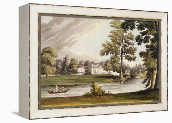 Stoke Place, from Ackermann's 'Repository of Arts', Published C.1826-John Gendall-Framed Premier Image Canvas