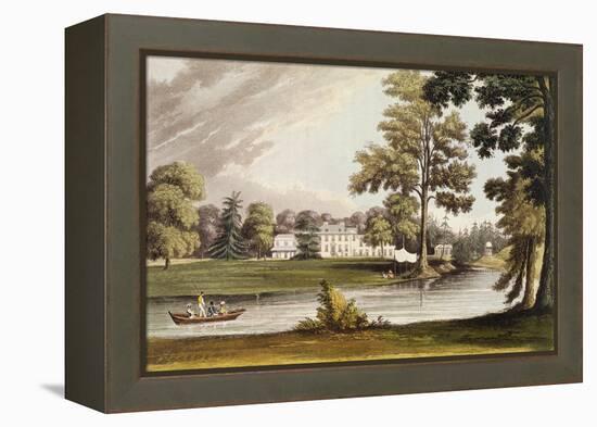 Stoke Place, from Ackermann's 'Repository of Arts', Published C.1826-John Gendall-Framed Premier Image Canvas