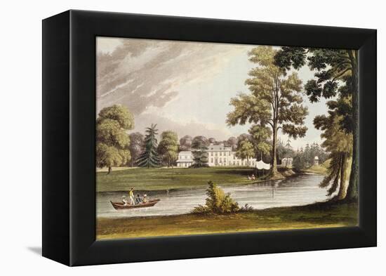 Stoke Place, from Ackermann's 'Repository of Arts', Published C.1826-John Gendall-Framed Premier Image Canvas