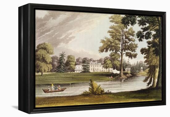 Stoke Place, from Ackermann's 'Repository of Arts', Published C.1826-John Gendall-Framed Premier Image Canvas